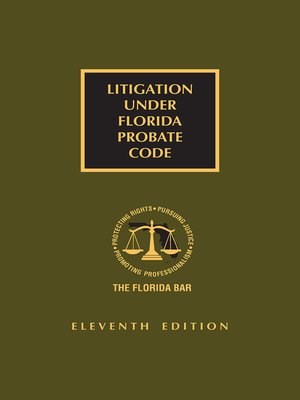 cover image of Litigation Under Florida Probate Code